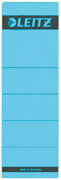 Rugetiket Leitz Breed/Kort 62X192MM Zelfklevend Blauw