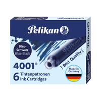 Inktpatroon Pelikan 4001 Blauw/Zwart