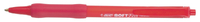 Balpen Bic Soft Feel Grip Clic Medium Rood