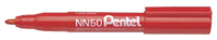 Viltstift Pentel NN50 Rond 1.3-3MM Rood