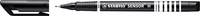 Fineliner Stabilo Sensor 187/46 Medium Zwart