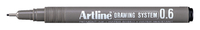 Fineliner Artline Technisch Technisch 0.6MM Zwart