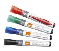 Viltstift Nobo Whiteboard Liquid Ink Rond Assorti 3MM 4st