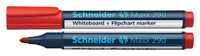 Viltstift Schneider Maxx 290 Whiteboard Rond 2-3MM Rood