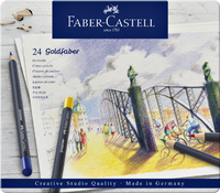 Kleurpotloden Faber-Castell Goldfaber Assorti Blik À 24 Stuks