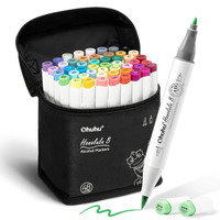 Ohuhu Honolulu B 48 kleuren Alcohol Art Markers Brush & Fine