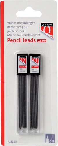Potloodstift Quantore 0.5MM HB 24 Stuks