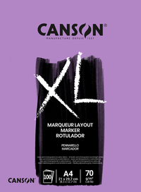 Markerpapier Canson XL Marker 100Vel 70GR A4 Extra Wit