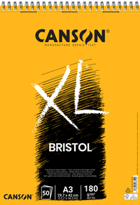 Tekenblok Canson XL Bristol A3 50V 180GR