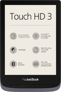 PocketBook eReader - Touch HD 3 Metallic Grey