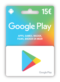 Cadeaukaart + Hangtag Google 15