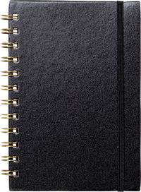 Notitieboek PL A6 Zwart Spiraal