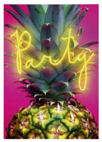 Uitnodigingen Party Ananas