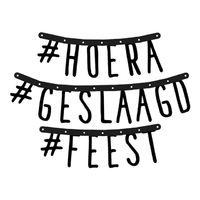 Hoera Geslaagd Letterslinger