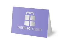 Cadkrt Kado+Kaart Gefeliciteerd