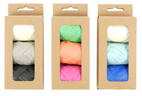 Lint Raffia Assorti: Oranje, Groen & Roze