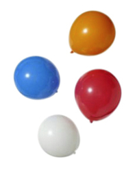 Ballonnen Rood/Wit/Blauw/Oranje 12st