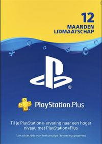 Cadeaukaart Leeg Playstation Plus 12M