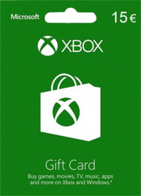 Cadeaukaart + Hangtag Xbox 15