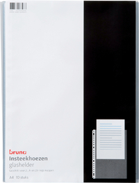 Showtas Bruna 23-Gaats PP Transparant 10 Stuks