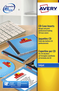 CD Inlegkaart Avery J8435-25 151X117MM