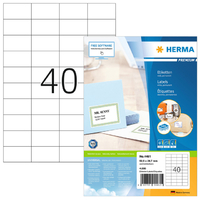 Etiket Herma 4461 52.5X29.7MM Premium Wit 4000Stuks