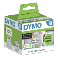Etiket Dymo Labelwriter Multifunctioneel 32X57MM 1 Rol Á 1000 Stuks Wit