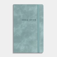 Agenda Pocket Deluxe D1 25/26 Suedelook Grijsgroen