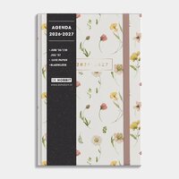 Luxe Schoolagenda 2026-2027 ±A5 Aquarel Wilde Bloemetjes