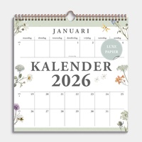 Jaarkalender Weidebloemen 2026