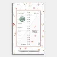 Omslagkalender Aquarel Bloemethjes 2026
