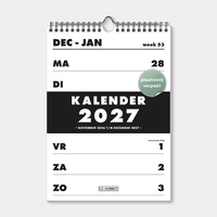 Spiraalkalender A4  D1 2027