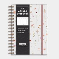 Ringband Agenda 2026-2027 A5 Aquarel Bloemetjes