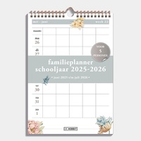 Fam. Planner Spiraal D2 25/26 Vintage bloem