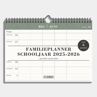Fam. Planner Spiraal D6 25/26 Groen