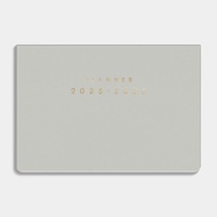 Maandplanner Flex 25/26 Washed kraft lichtgrijs