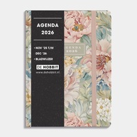Soft Pocket Agenda 2026 A6 Vintage Pioenrozen
