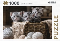 Cute Kittens (1000 Stukjes)