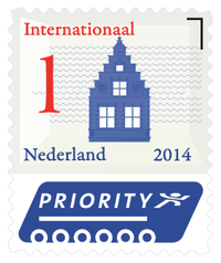 Postzegel Internationaal Waarde 1 Echt Hollands Zelfklevend 50 Stuks