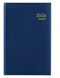 Agenda 2025 Brepols Saturnus Lima 7Dagen/2Pagina's Blauw