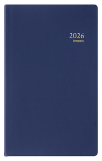 Agenda 2025 Brepols Breplan Seta 7Dagen/1Pagina Assorti Zwart Bordeaux Blauw