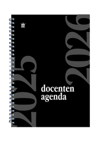 Schoolagenda 2025-2026 Ryam Docenten 7Dagen/2Pagina's Spiraal Zwart