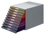 Ladenbox Durable Varicolor 10 Laden Grijs