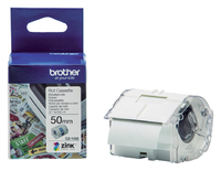 Etiket Brother CZ-1005 Multifunctioneel 50MM 1 Rol Á 5M Wit