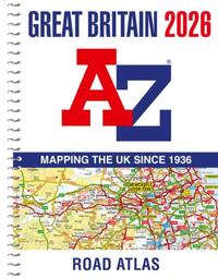 Great Britain A-Z Road Atlas 2026 (A4 Spiral)