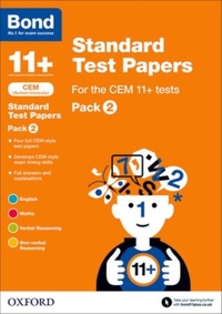 Bond 11+: CEM: Standard Test Papers: Ready for the 2024 exam