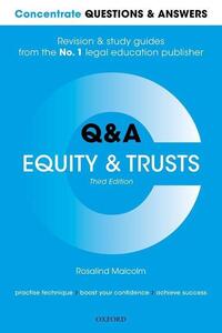 Concentrate Questions and Answers Equity and Trusts