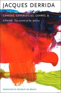Geneses, Genealogies, Genres, and Genius
