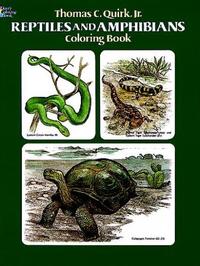 Reptiles and Amphibians Coloring Book