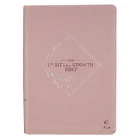 Nlt, the Spiritual Growth Bible Faux Leather, Lavender